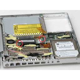 Замена модема PowerBook G4 Aluminium 12 