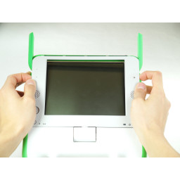 Замена рамы сенсорного экрана OLPC XO-4