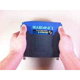 Замена верхнего кожуха Linksys WAP54g
